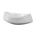 SOGA 37x12.5cm Ornament Boat Shaped Plate Ceramic Food Decoration Serving Tray For Kitchenware-0
