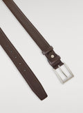 Cintura classica in pelle