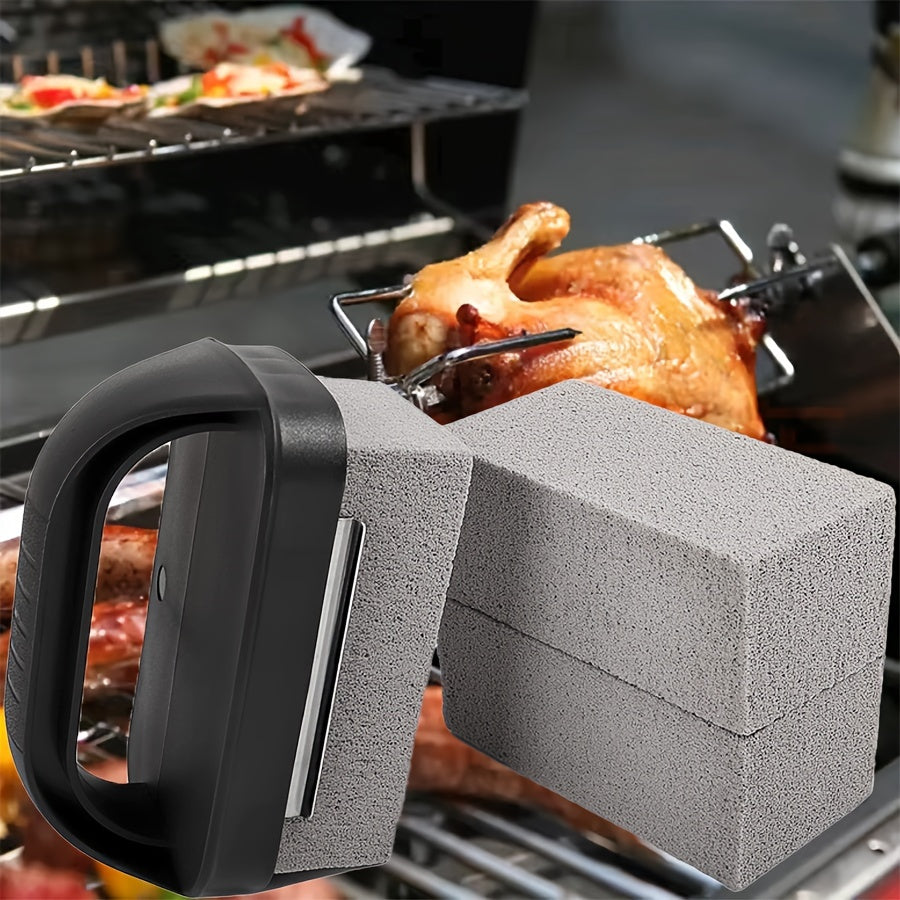 Heavy Duty Grill Cleaner Bricks with Handles-2