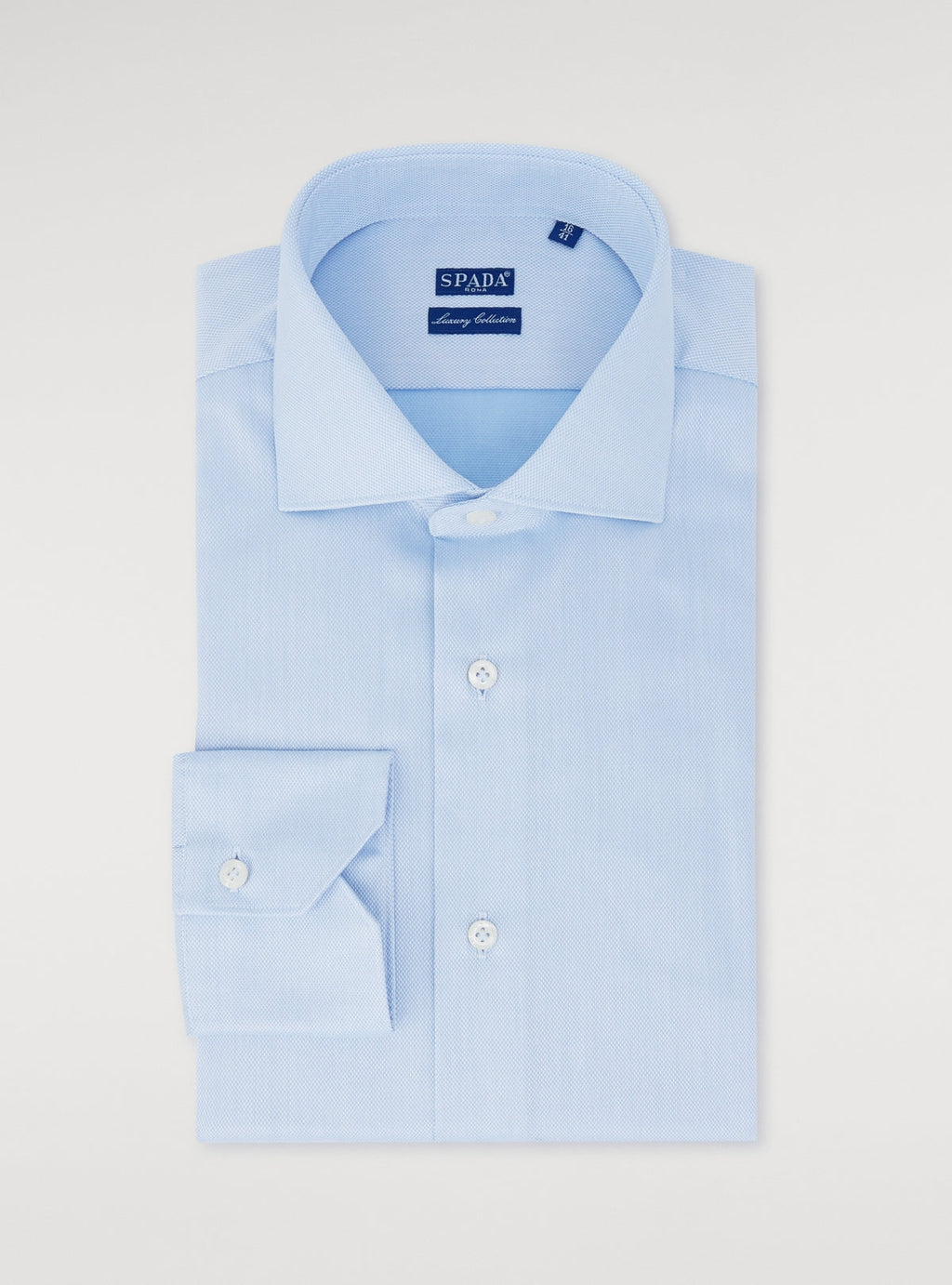 Camicia Oxford collo francese in puro cotone