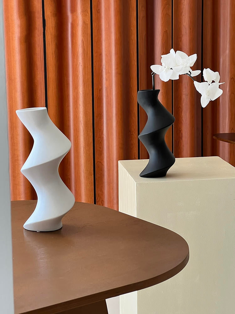 Twist Ceramic Vase-0