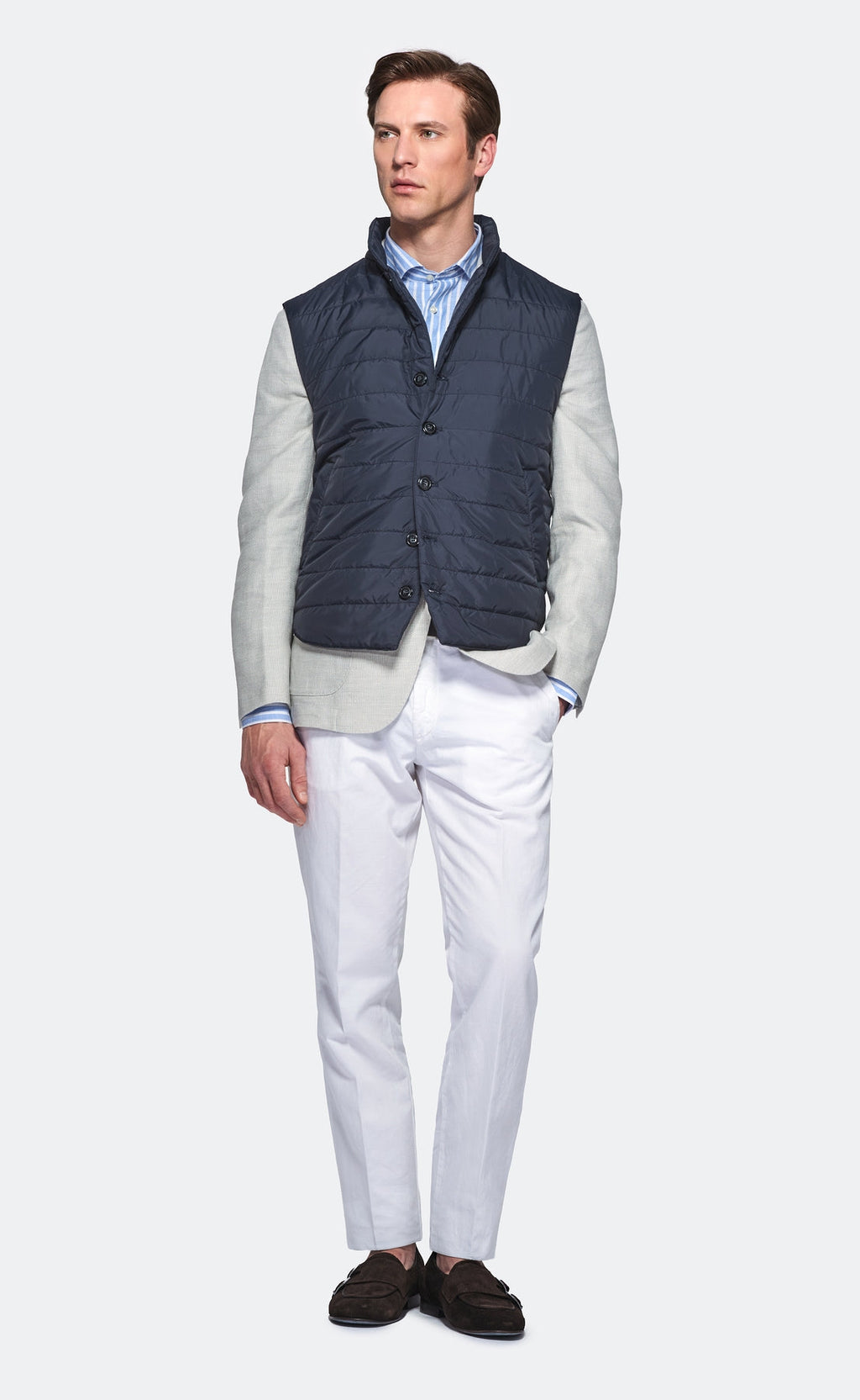 Gilet trapuntato in nylon