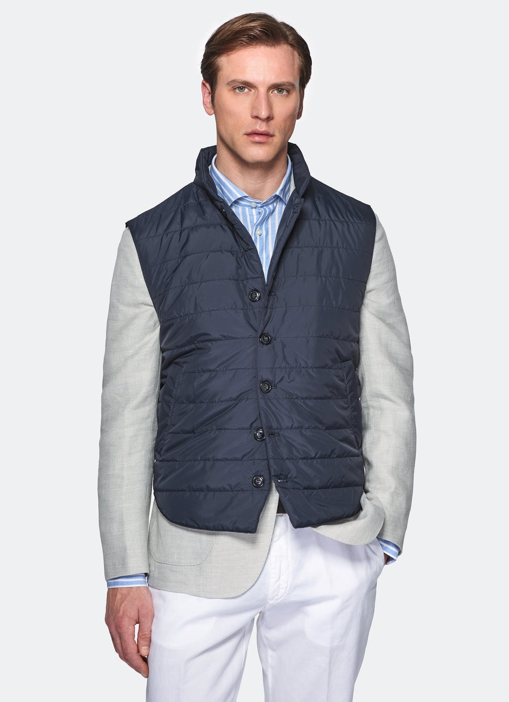 Gilet trapuntato in nylon
