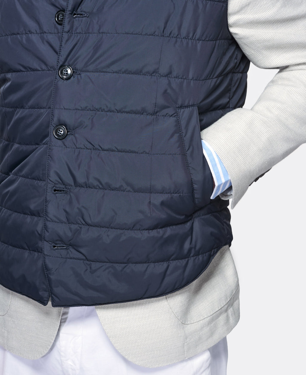 Gilet trapuntato in nylon