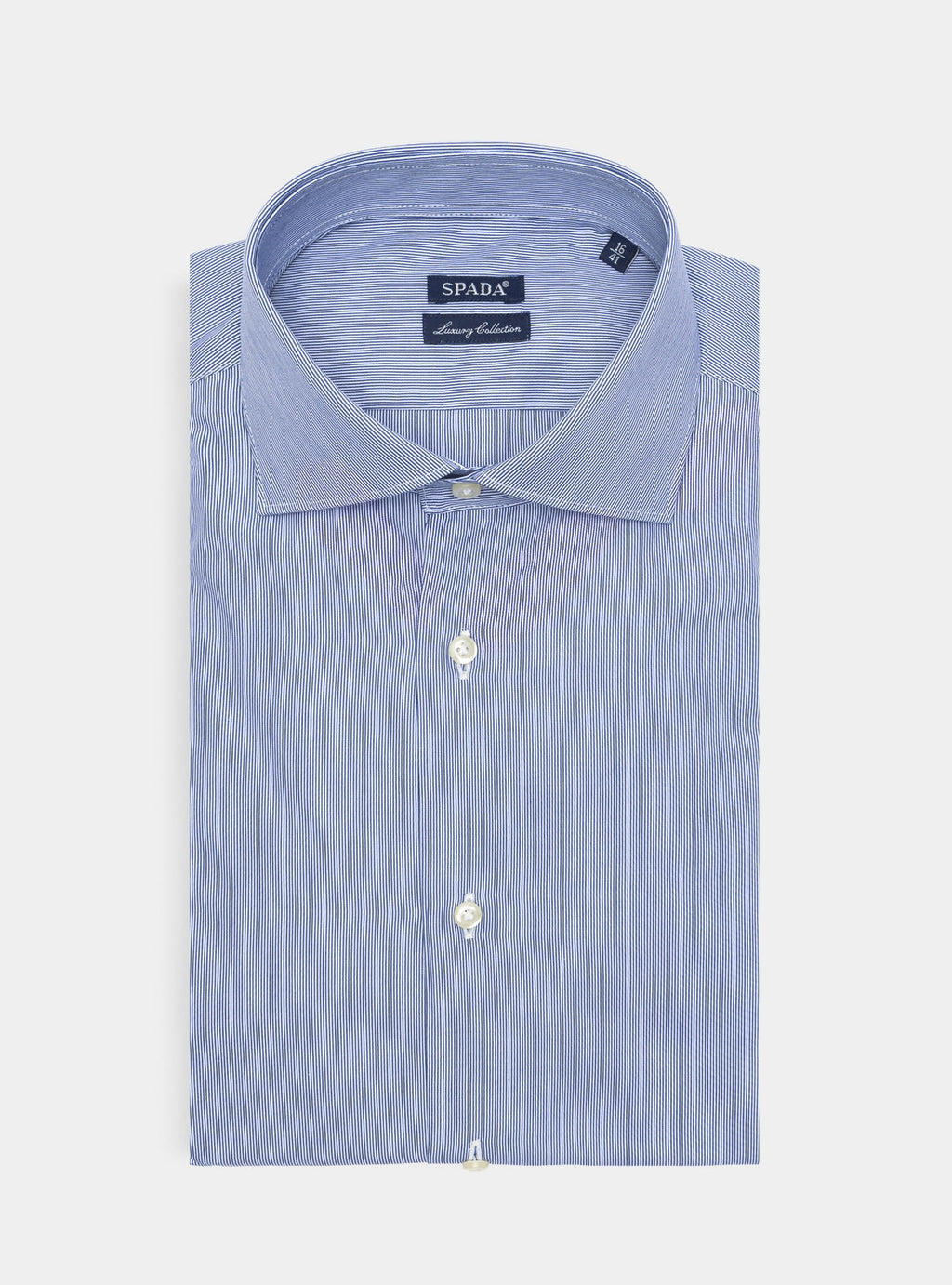 Camicia riga stretta in puro cotone