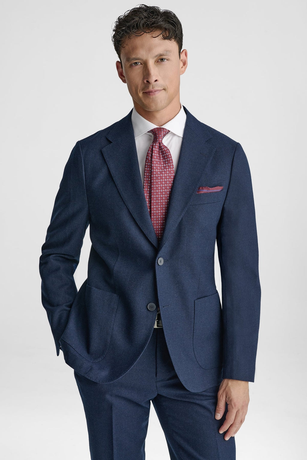 Giacca flanella uomo in 100% Lana