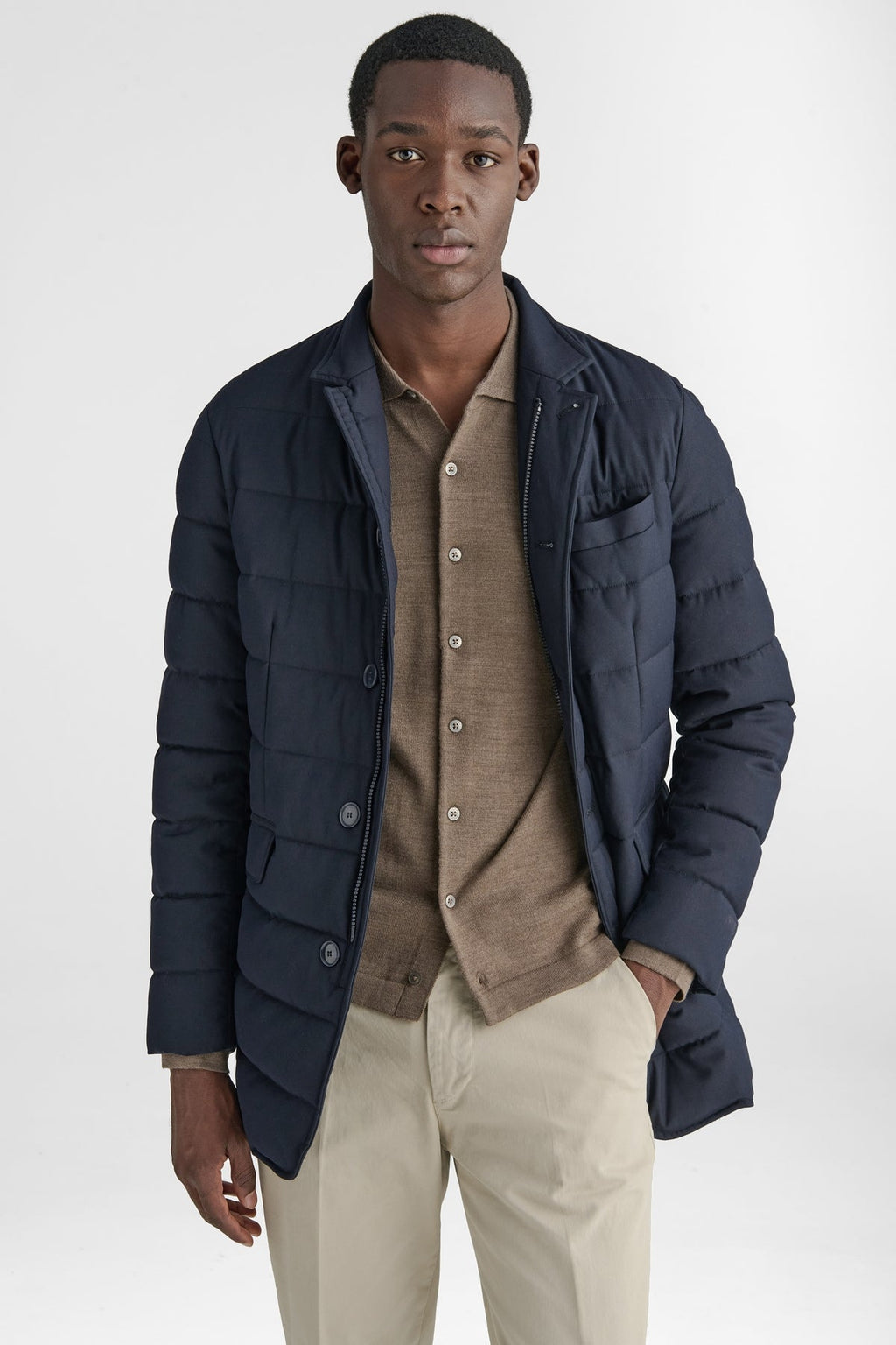 Giubbotto uomo casual elasticizzato