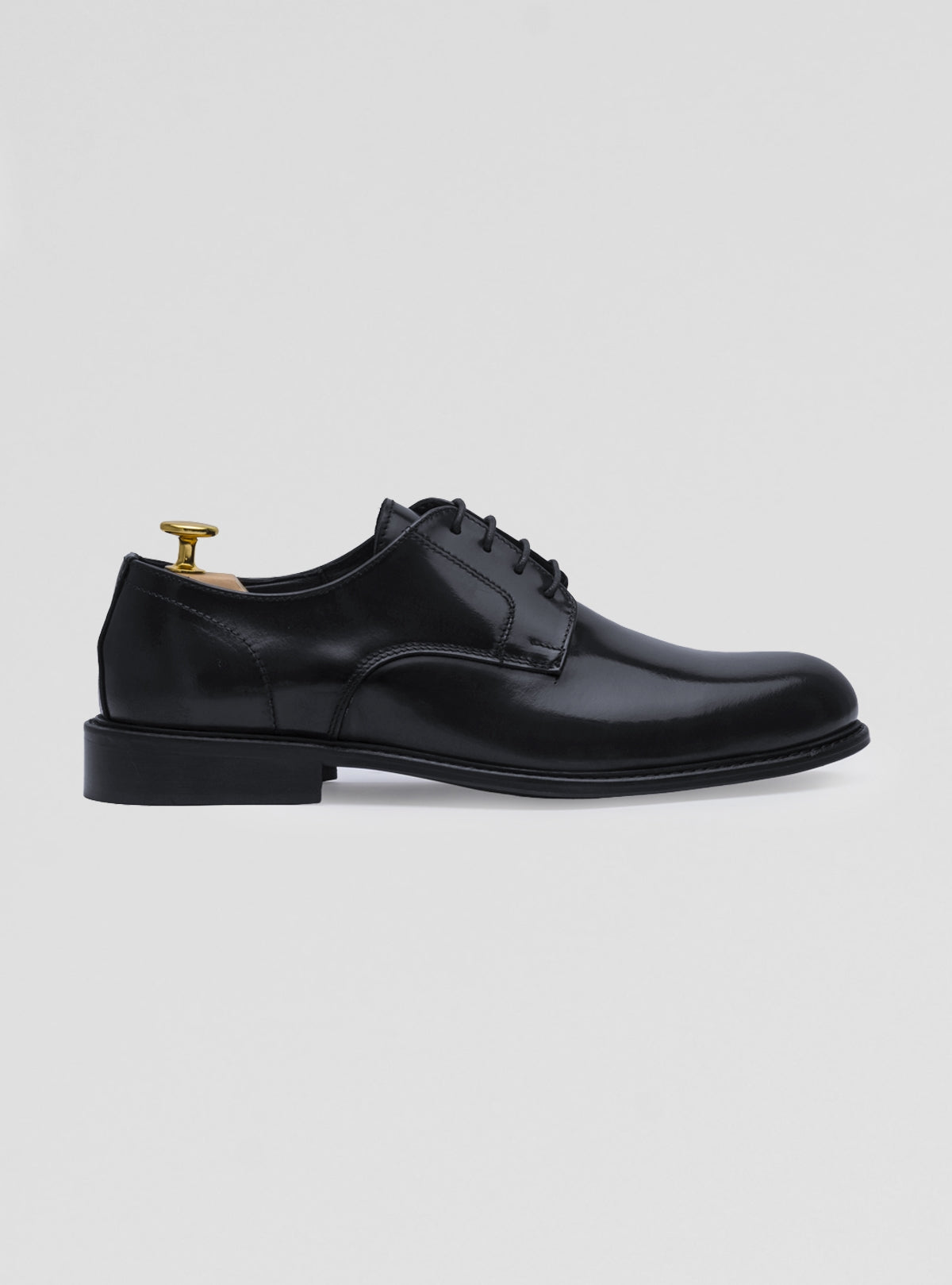 Scarpe derby in pelle con suola cuoio