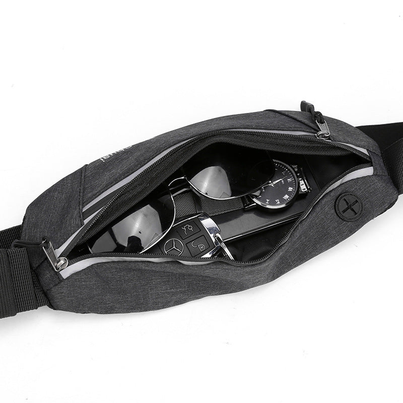 Wautton lightweight anti-bounce running belt designed to carry phone, keys, and essentials comfortably during running-1