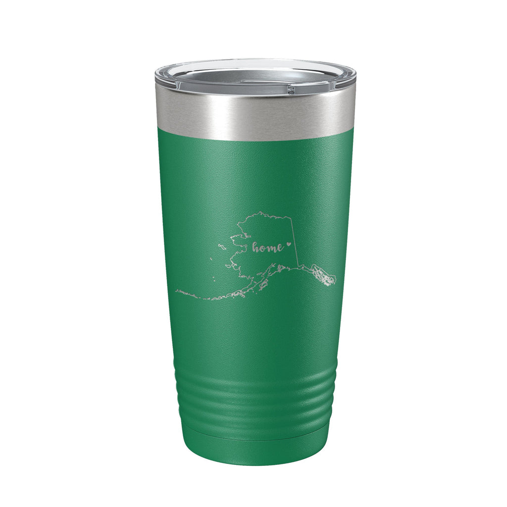 Alaska Tumbler Home State Travel Mug Insulated Laser Engraved Map Coffee Cup 20 oz-9