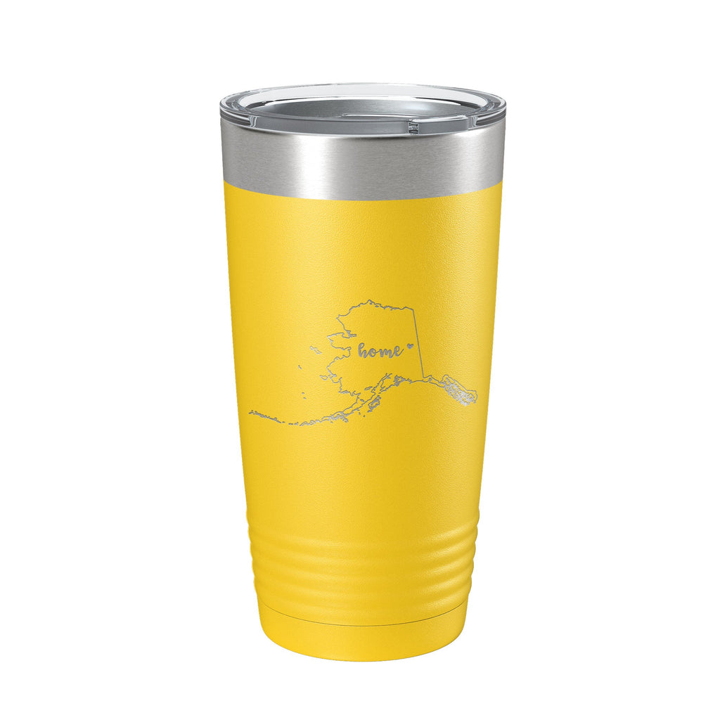 Alaska Tumbler Home State Travel Mug Insulated Laser Engraved Map Coffee Cup 20 oz-19