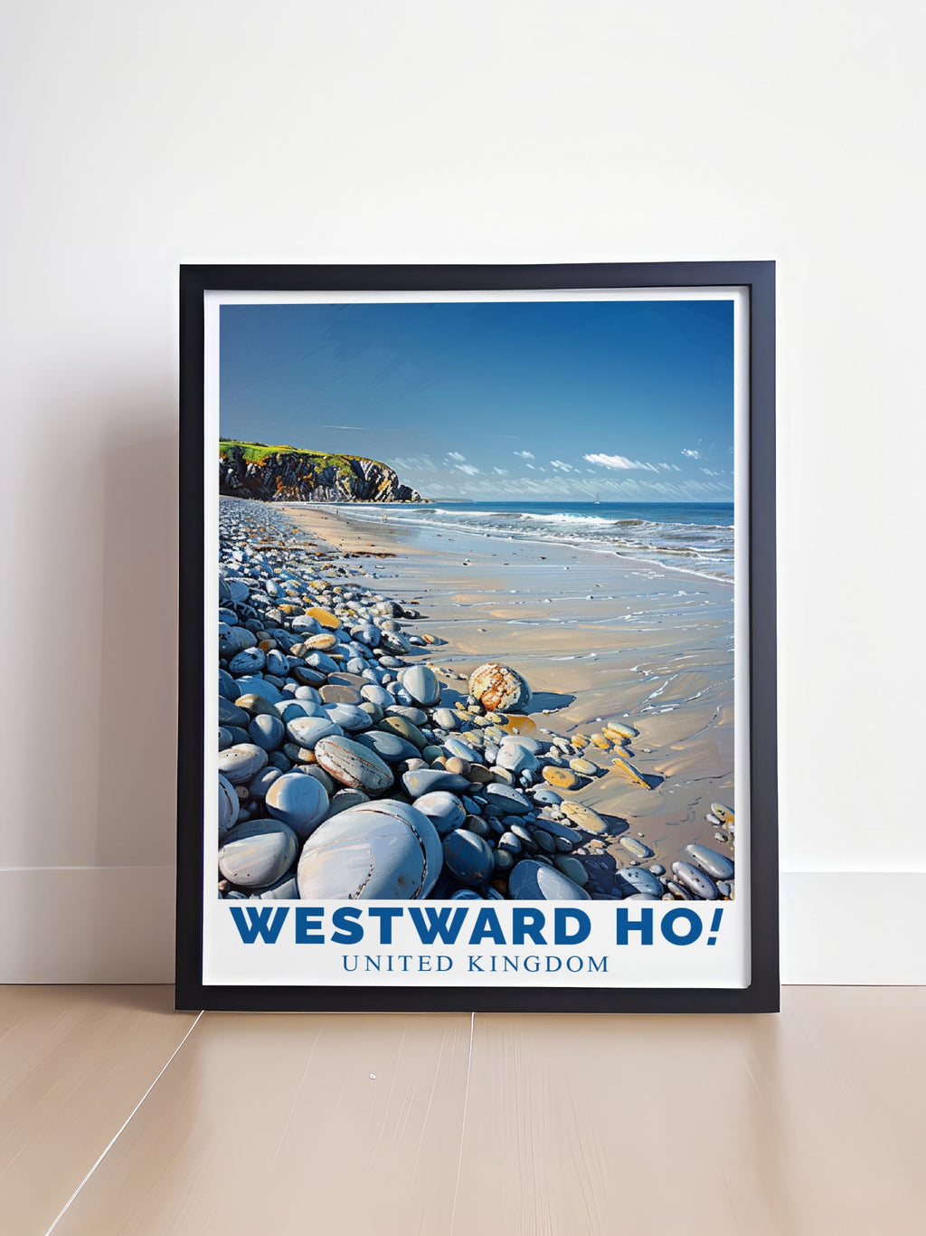 Westward Ho!   Prints - Pebble Ridge Ideal Home Decor - United Kingdom  Travel Posters-2