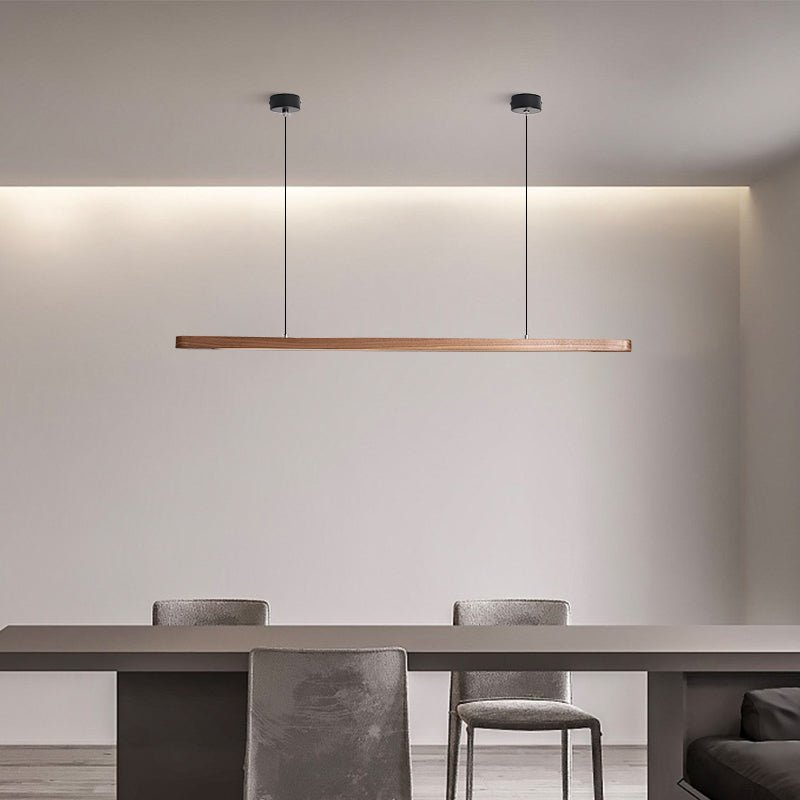 Geometric Solid Wood Tri-Color Pendant Light-7