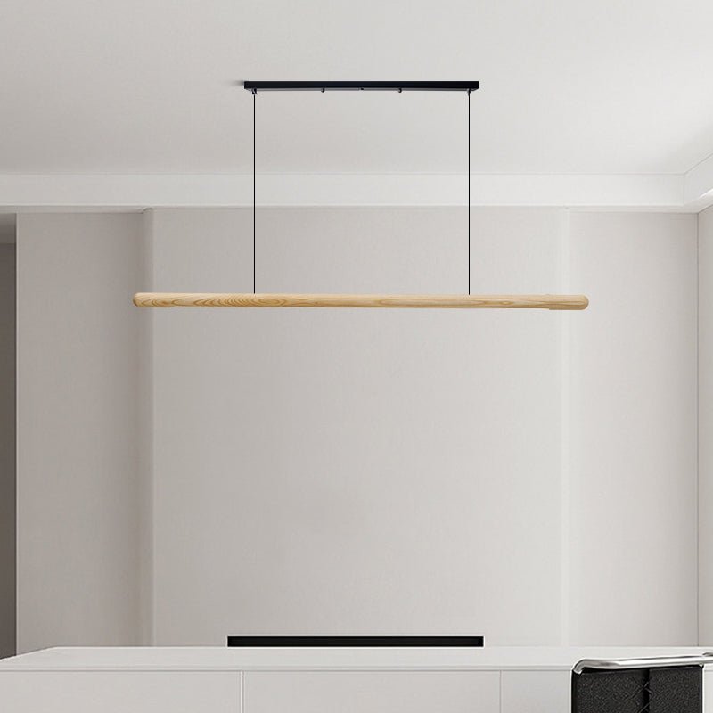 Luxurious Solid Wood Pendant Light-5