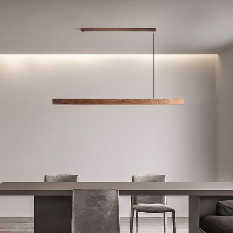 High-Powered Hanging Wooden Beam Pendant Light-12