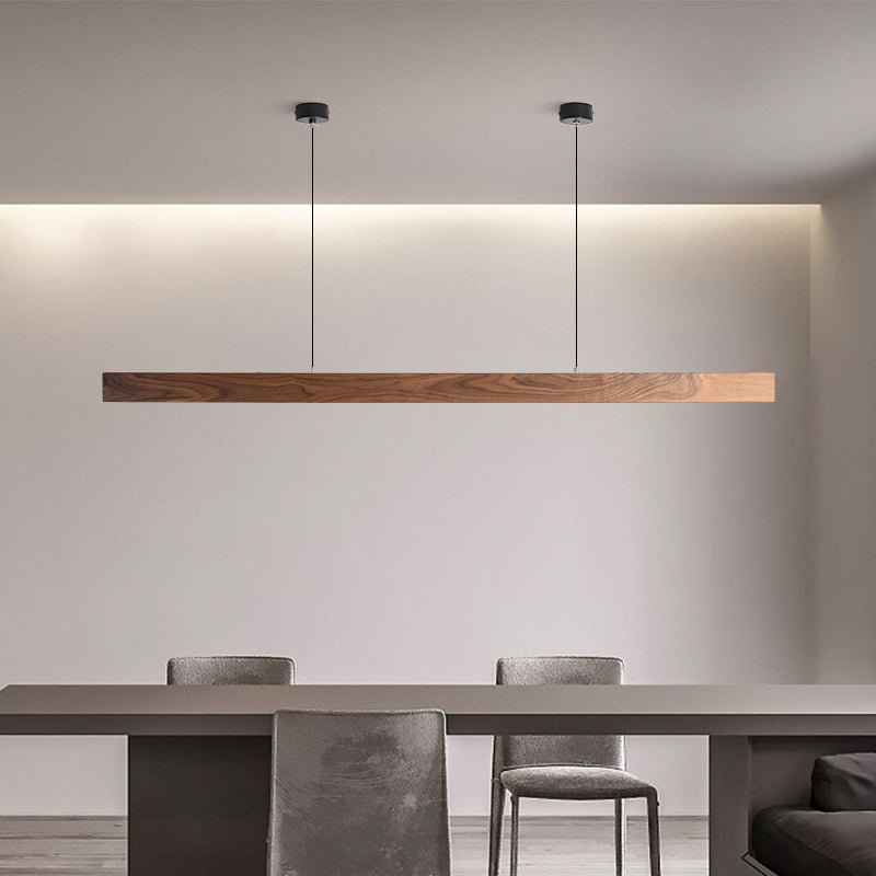 High-Powered Hanging Wooden Beam Pendant Light-15