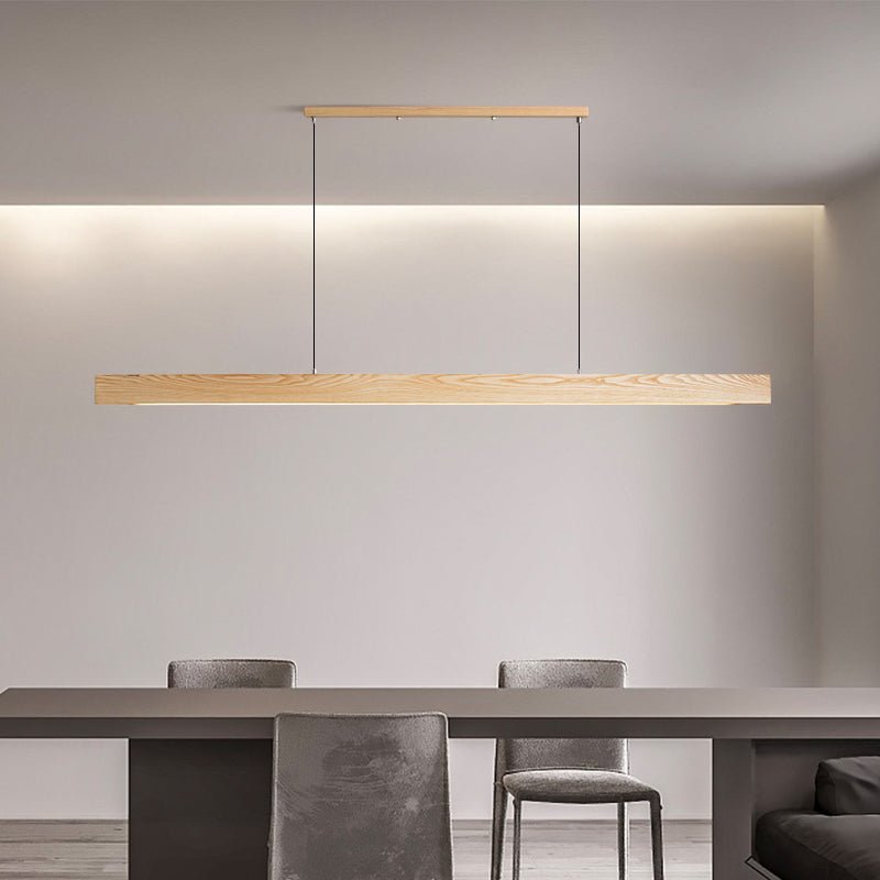High-Powered Hanging Wooden Beam Pendant Light-10