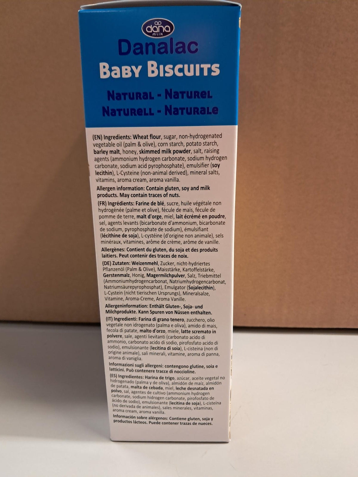 Danalac, Natural Baby Biscuits Finger Food Snack for Toddlers 6+ Months with Calcium Iron and Vitamins, 120g-4