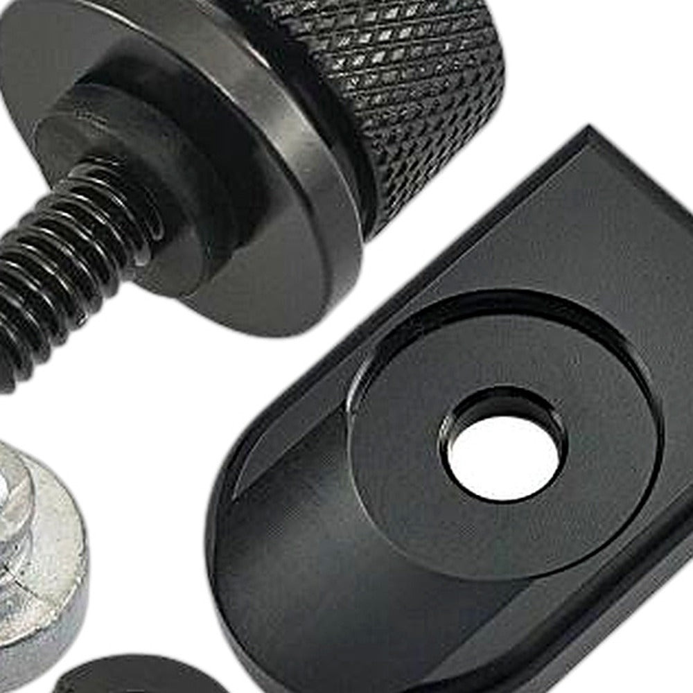 Seat Bolt Tab Screw Mount Nut Cover Kit Suitable for Harley-Davidson Sportster-3