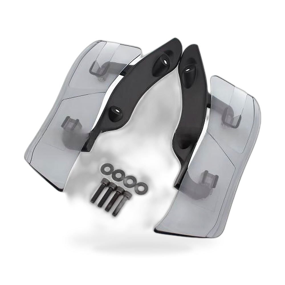 Adjustable Upper Fairing Side Wind Air Deflector Suitable for Harley Road Glide-0