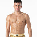 Mesh Party Tank Top Gold