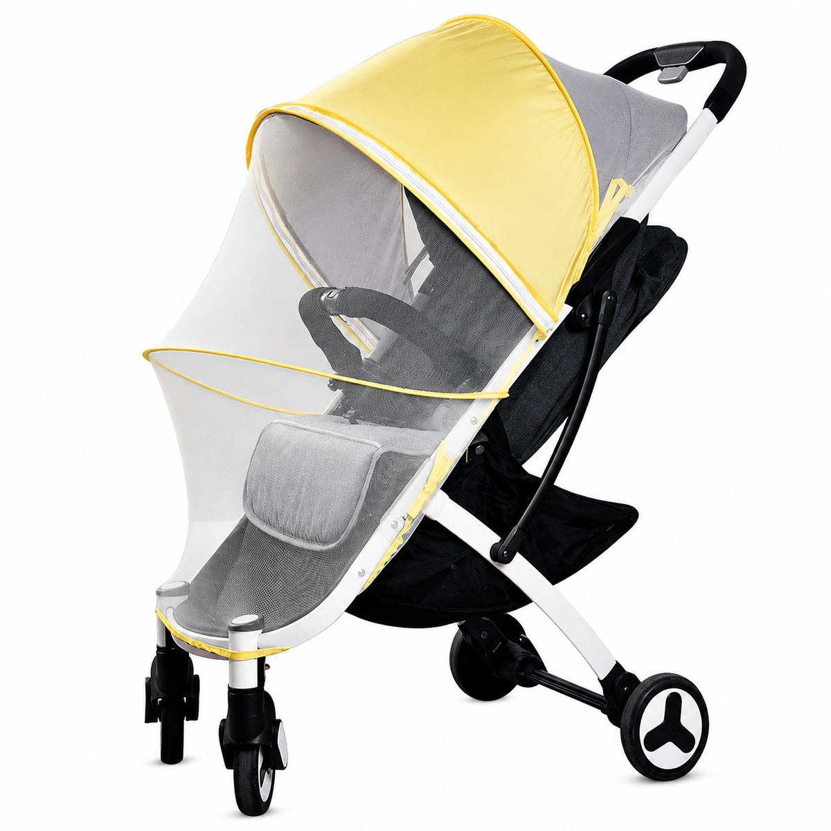 Universal Baby Stroller Sun Shade & Mosquito Net-4