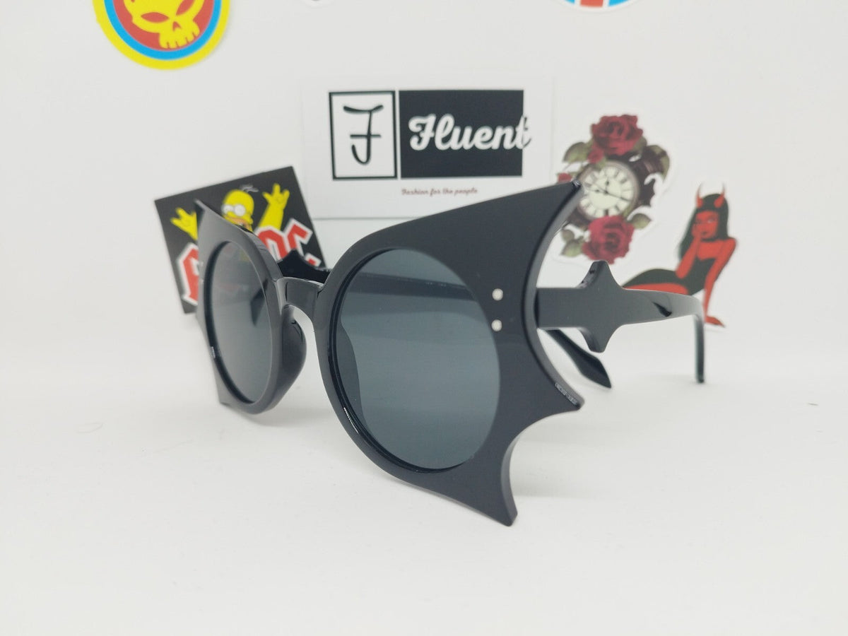 Black Bat-Wing Sunglasses-0