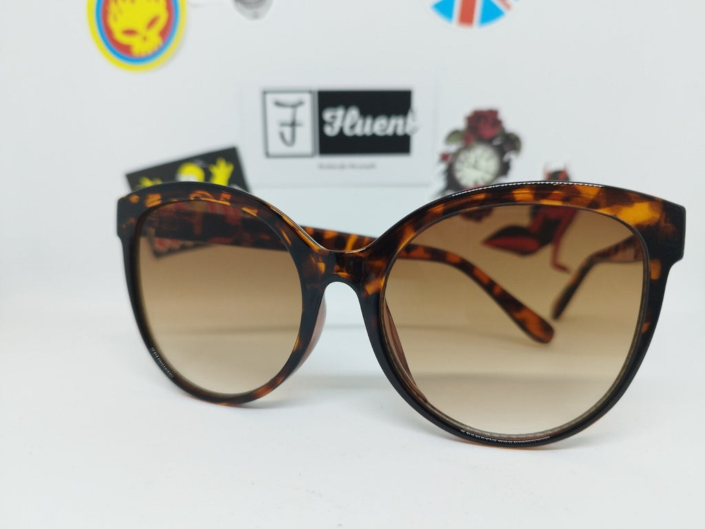 Oversized Leopard Pattern Sunglasses-0