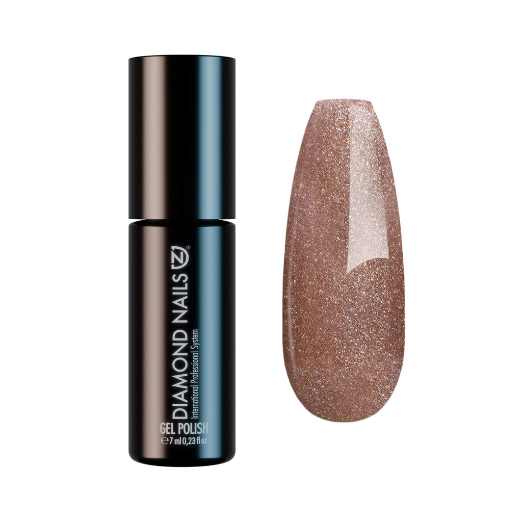 Gel Polish – Metallic Rose Gold – DN074 – 7ml – HEMA Free-0