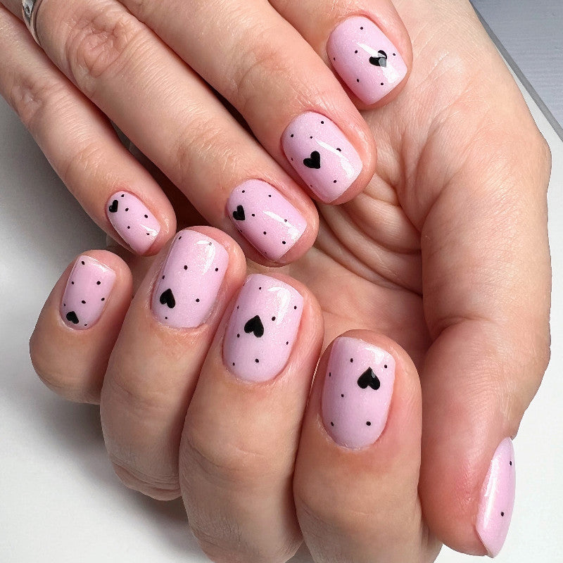 Gel Polish – Soft Shimmer Pink – DN160 – 7ml – HEMA Free-4
