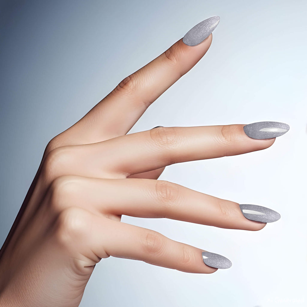 Gel Polish – Silver Purple Metallic – DN165 – 7ml – HEMA Free-4