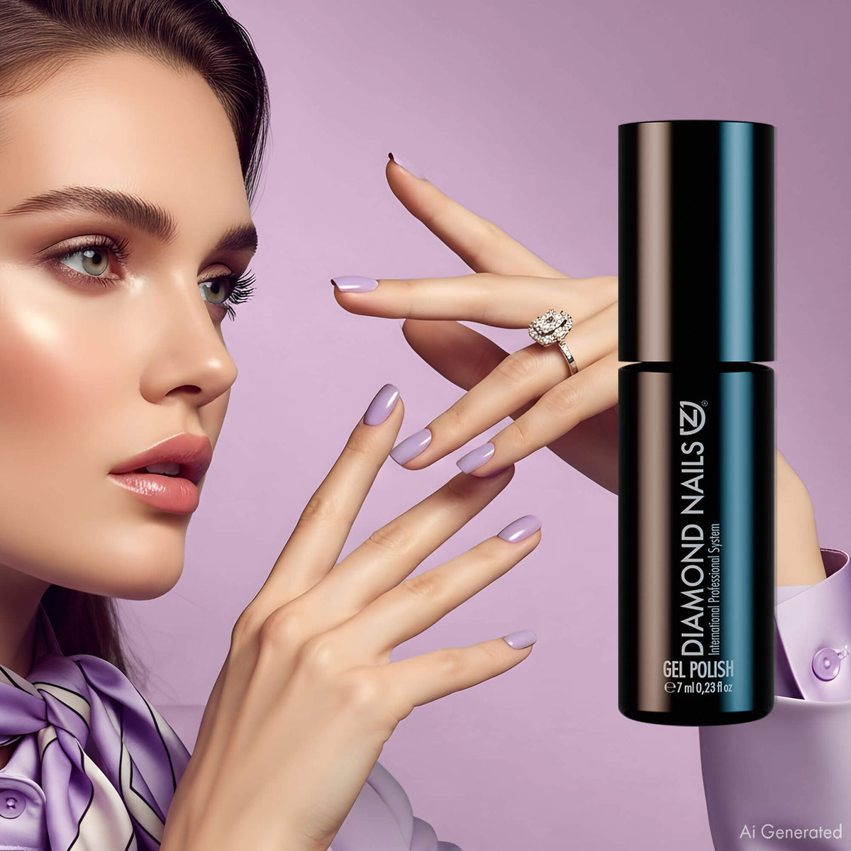 Gel Polish – Light Purple – DN204 – 7ml – HEMA Free-1