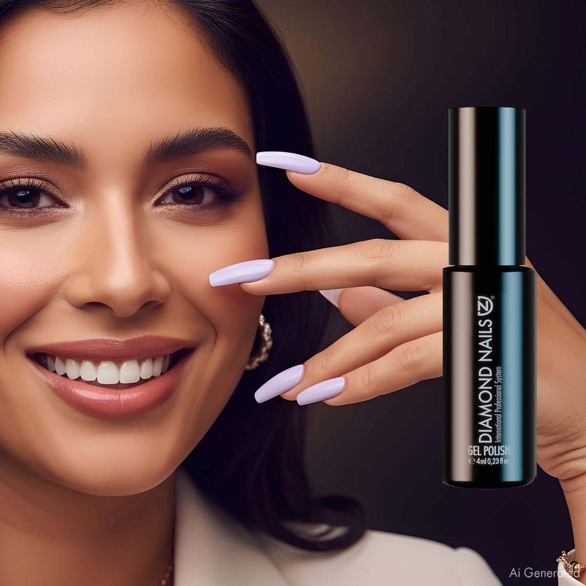Gel Polish – Lavender Purple – DN187 – 4ml – HEMA Free-1