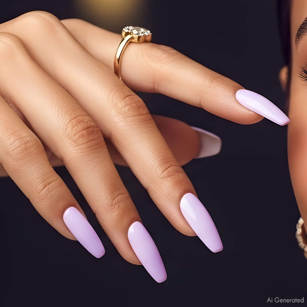 Gel Polish – Lavender Purple – DN187 – 4ml – HEMA Free-2