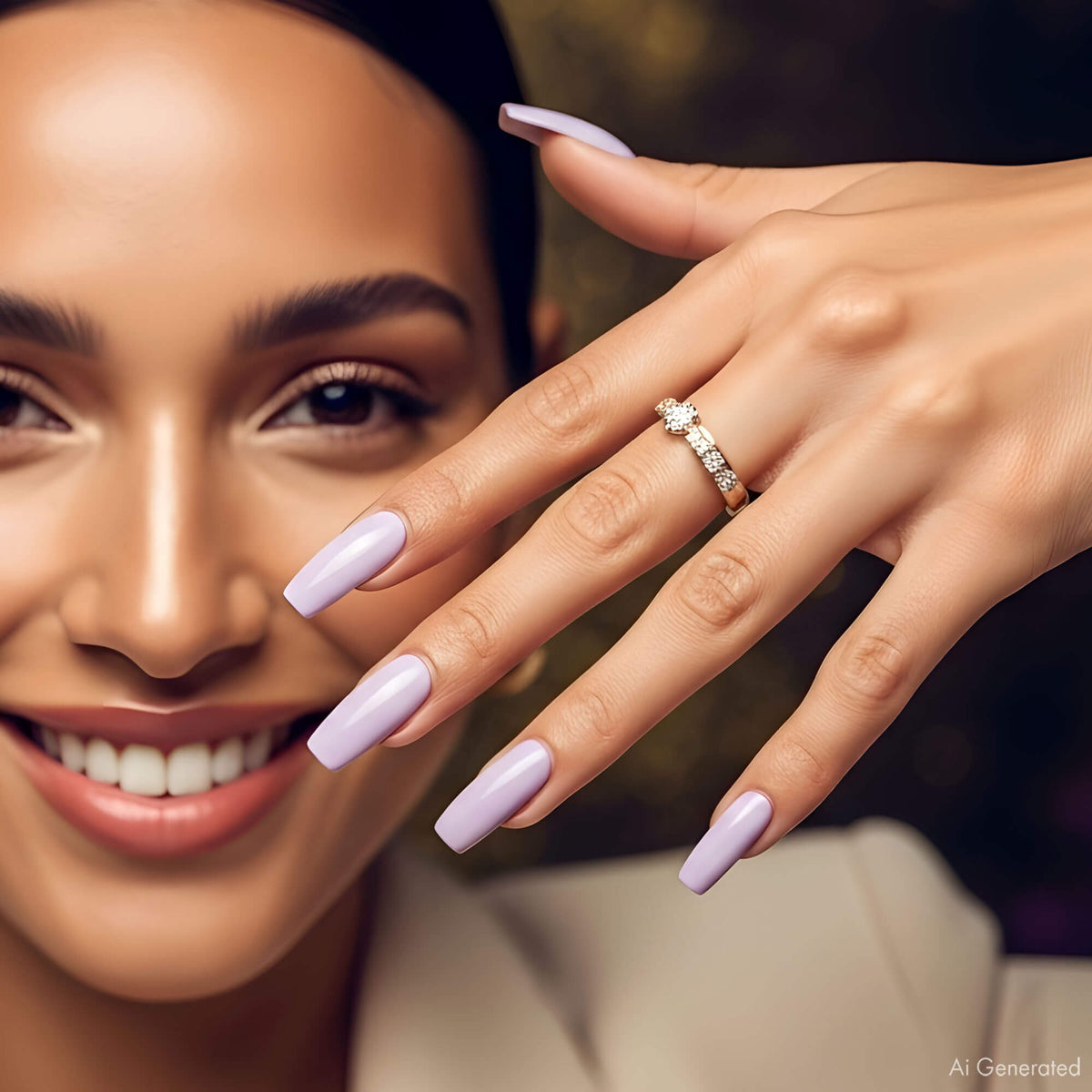 Gel Polish – Lavender Purple – DN187 – 4ml – HEMA Free-3