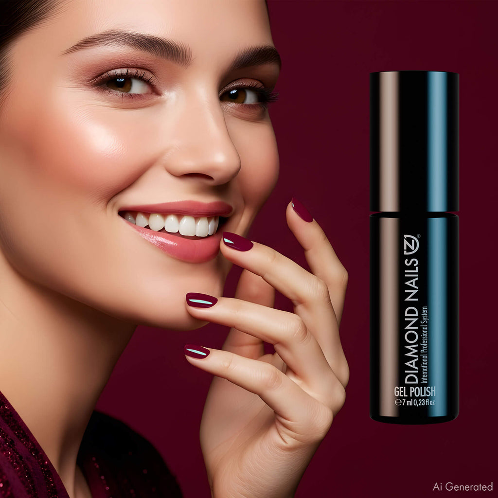 Gel Polish – Dark Viola – DN130 – 7ml – HEMA Free-1