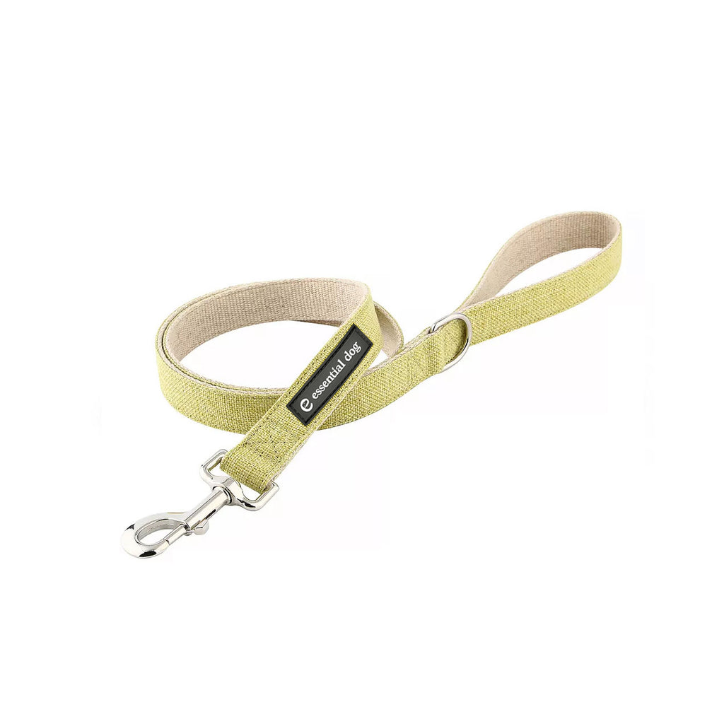 Organic Hemp & Cotton Dog Lead - Grass Green-3