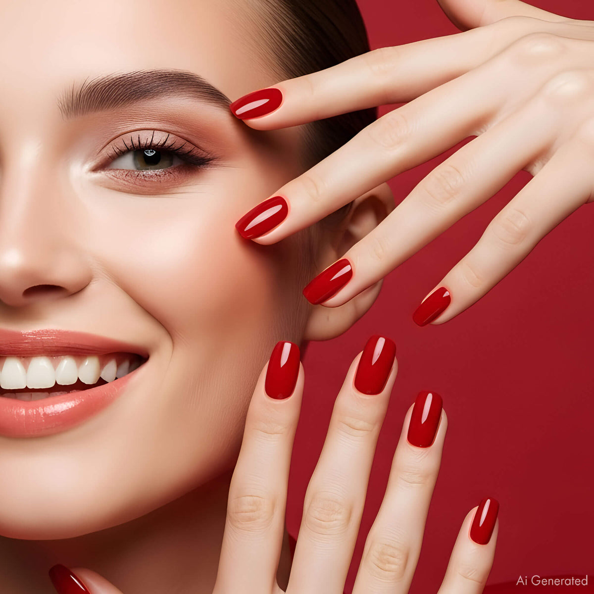 Gel Polish – Bordeaux Red – DN063 – 4ml – HEMA Free-2