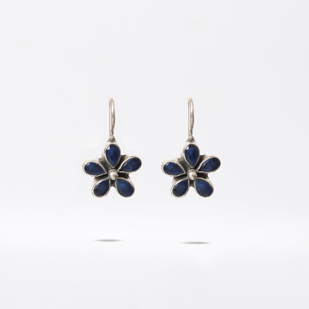 Hydro Blue Sapphire Hook Earrings-0