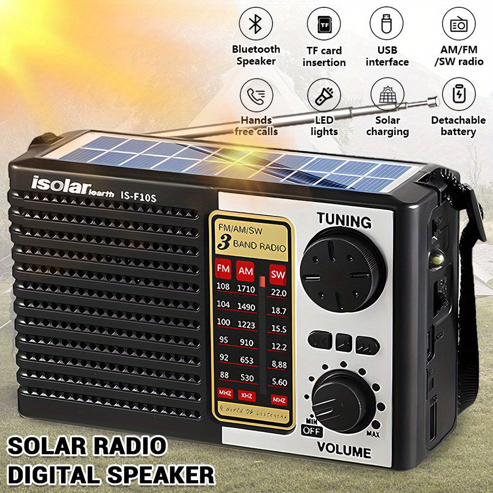 Solar Portable Radio with Digital Speaker-2