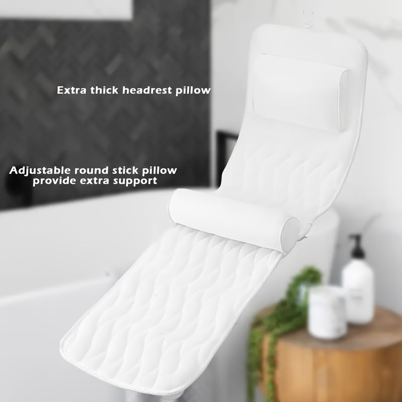 Ergonomic Full Body Bathtub Pillow-4