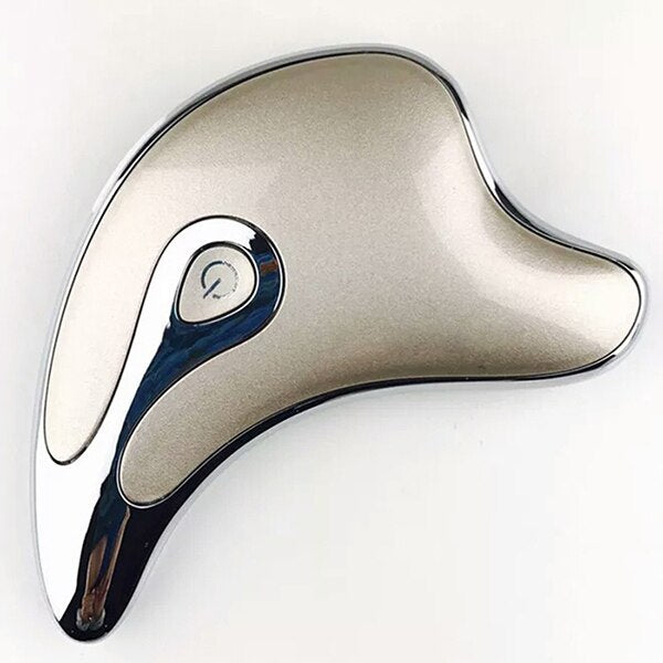 Gua Sha Scraper Facial Massager Face Lifting Slimming LED Light Microcurrent Skin Rejuvenation Electric Body Gouache Massage-2