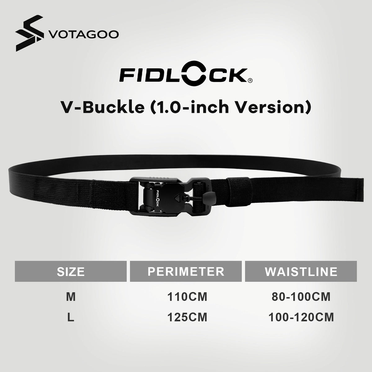 VOTAGOO® Fidlock Magnetic Tactical Belt