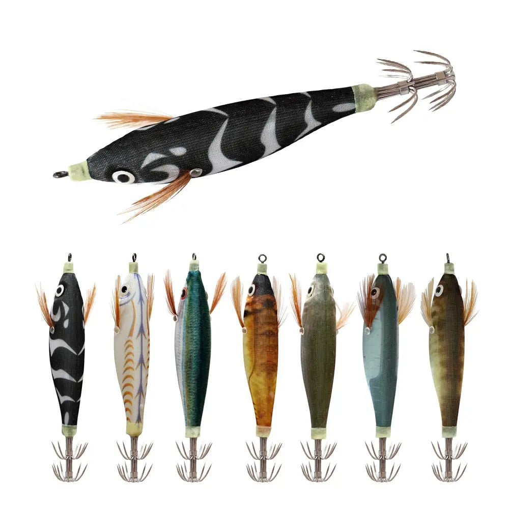 Luminous Wood Shrimp Squid Fishing Lure-2