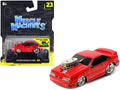 1993 Ford Mustang SVT Cobra Red 1/64 Diecast Model Car by Muscle Machines-0