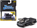 1993 Chevrolet 454 SS Pickup Truck Matt Black "Blackout Edition" 1/64 Diecast Model by Muscle Machines-0