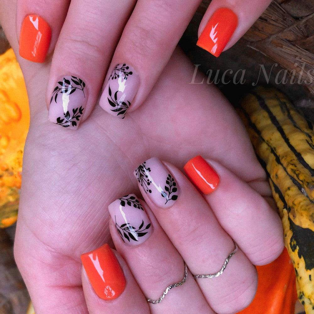 Gel Polish – Bright Orange – DN018 – 7ml – HEMA Free-4