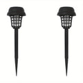 2pcs Solar Mosquito Killer Lamp Set - Outdoor Waterproof Fly Trap & Insect Repellent-0