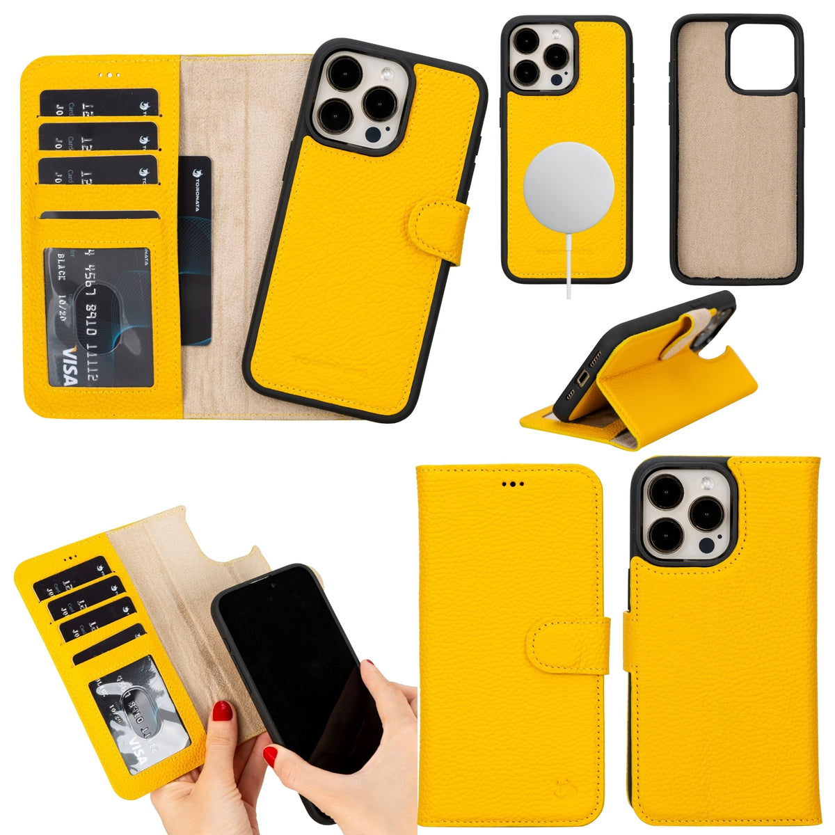 Casper Leather iPhone 14 Pro Wallet Case | MagSafe-11