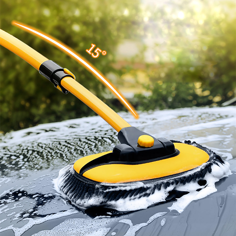 Telescoping Car Wash Brush with Long Handle-1